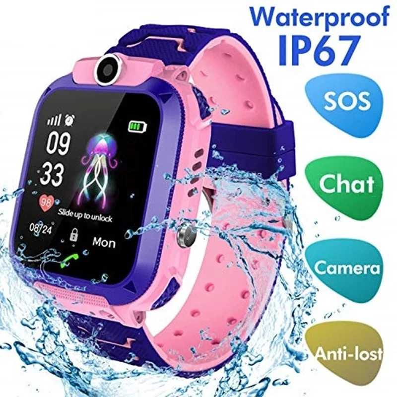 Smartwatch Watches Girls - 2g crianças relógio inteligente chamada sos