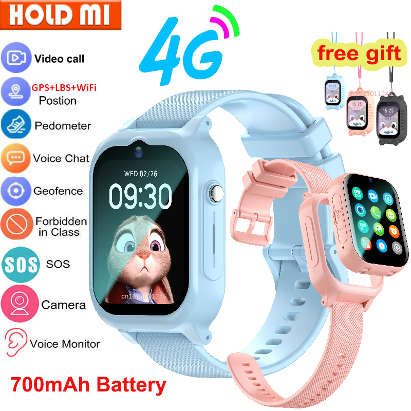 Smartwatch Watches For Boys - Relógio inteligente crianças 4g gps wifi