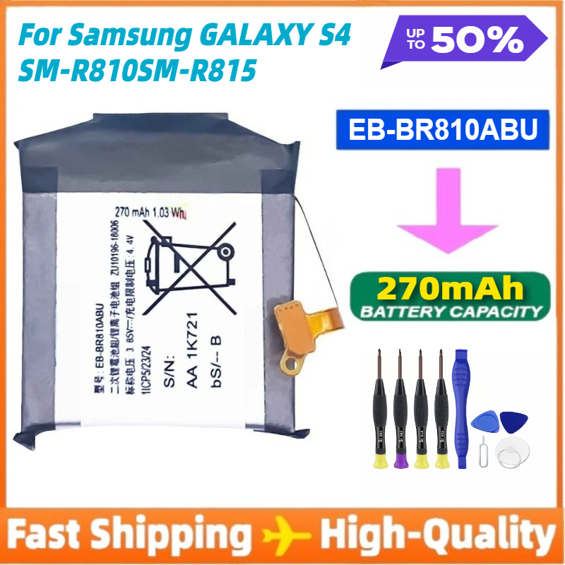 Watch R815 - Novo telefone EB-BR810ABU bateria para samsung