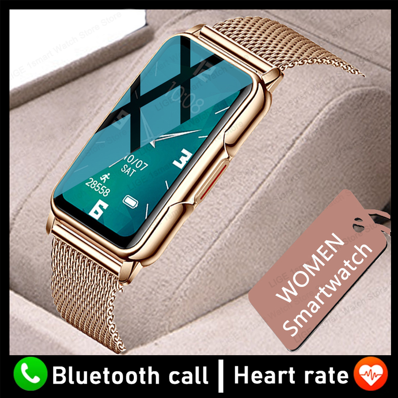 Smartwatch Watches Brands For Women - LIGE-Relógio Inteligente Impermeável para Mulheres, Monitoramento