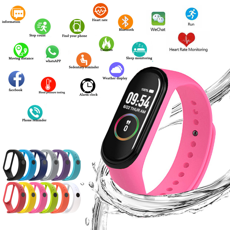 Smartwatch Watches Brands For Women - M4 relógios inteligentes pulseiras esportivas para