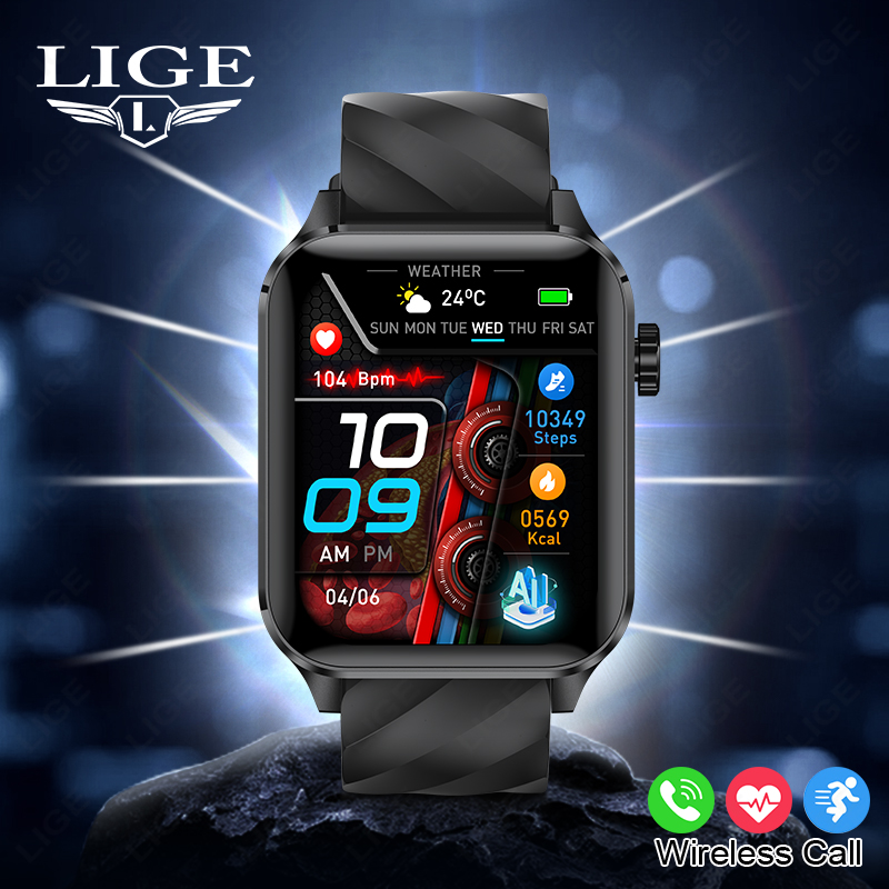 Smartwatch Iphone Watches For Women - LIGE Novo Relógio Inteligente com Chamada