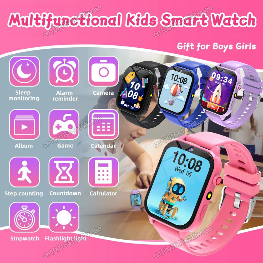 Smartwatch Watches Gift For Boys On Birthday - Novo Relógio Inteligente para Crianças com