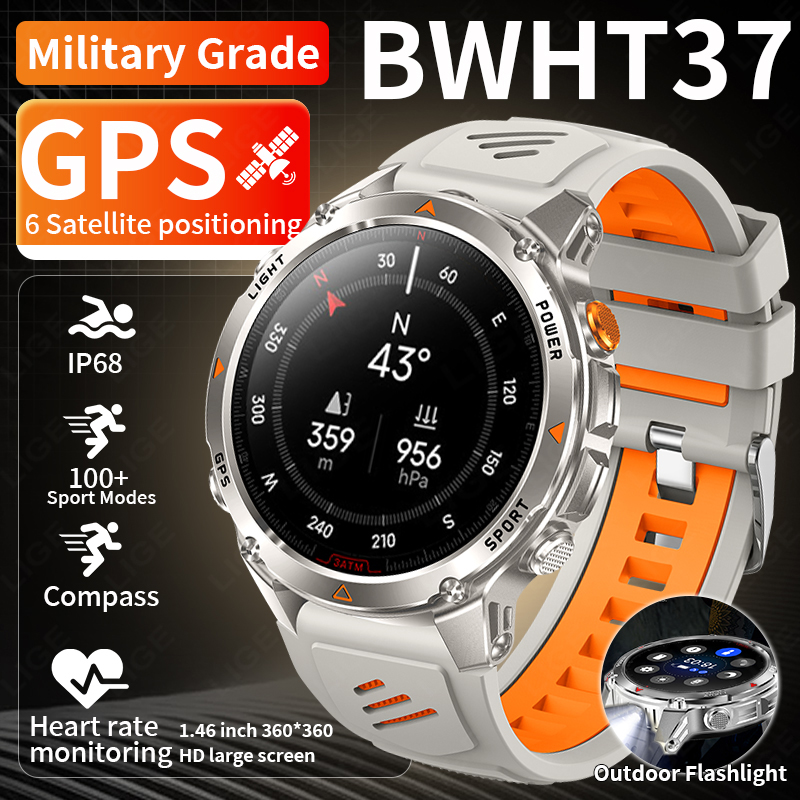 Smartwatch Sports Watches For Men - Lige robusto gps pista relógio inteligente