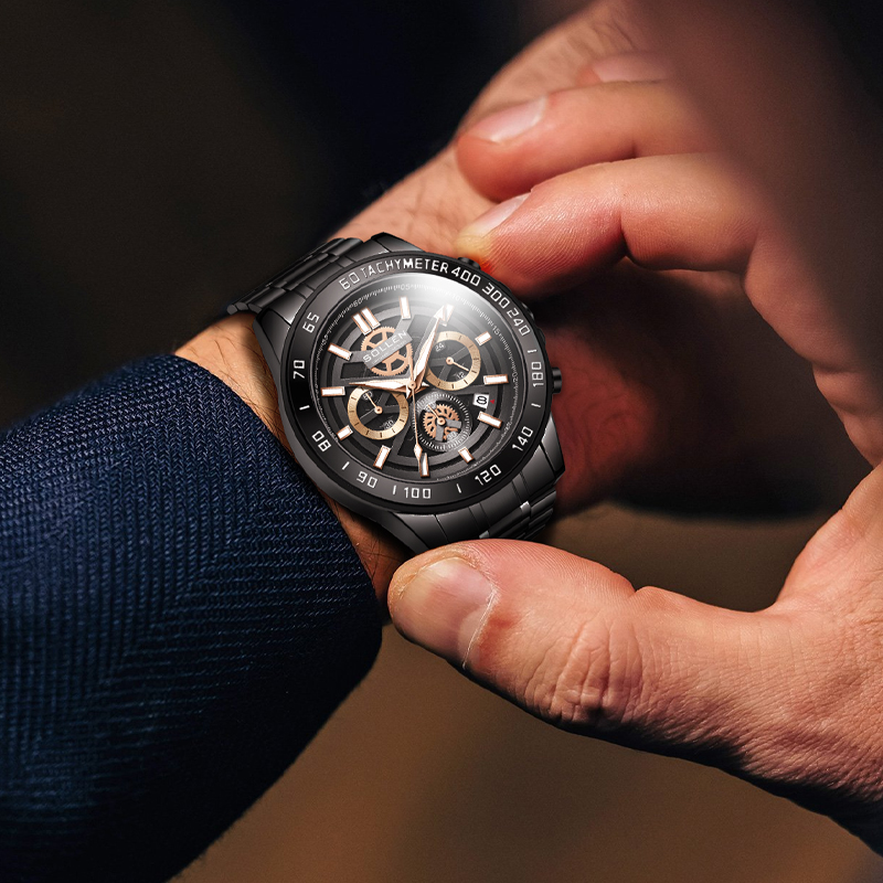 Analog Quartz Watch - Relógios para homens, relógio casual de