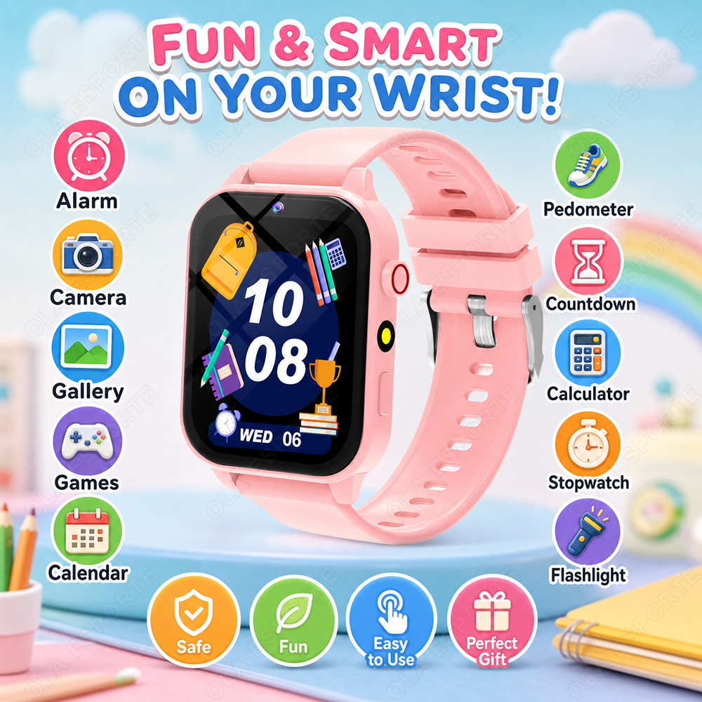 Smartwatch Watches Gift For Boys On Birthday - Novo Relógio Inteligente para Crianças com