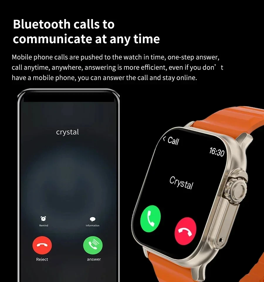 Novo Relógio T10 Ultra Smart W - Smartwatch Watches Girls avaliação e preço