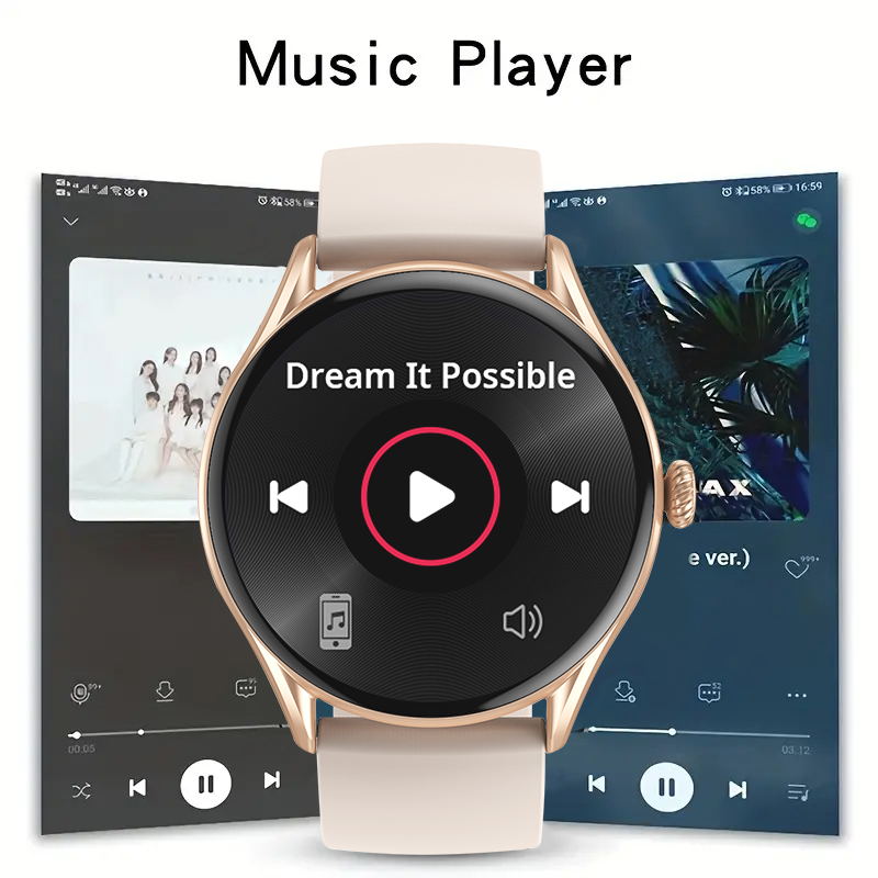 Aiweile-relógio inteligente pa - Smartwatch Iphone Watches For Women avaliação e preço