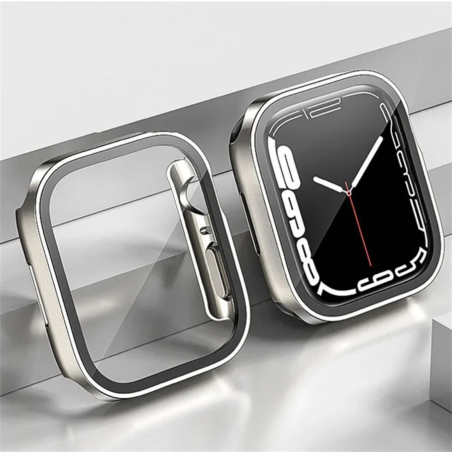 Vidro + capa para apple watch  - Smartwatch Watches Girls avaliação e preço