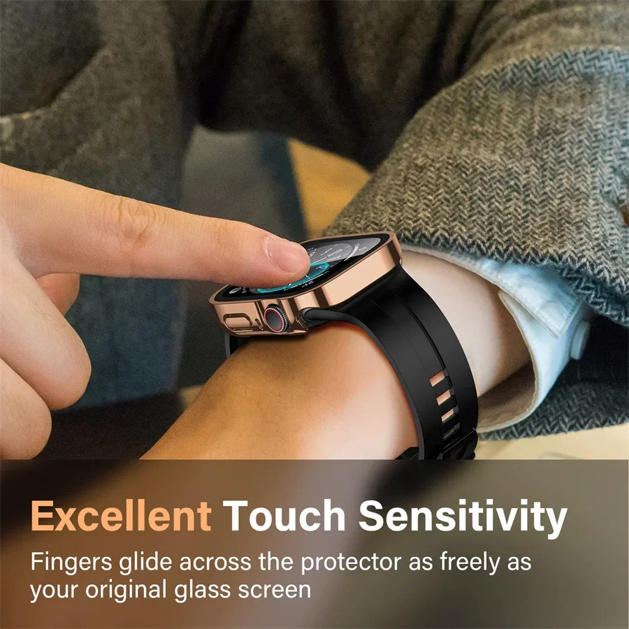 Vidro + capa para apple watch  - Smartwatch Watches Girls avaliação e preço
