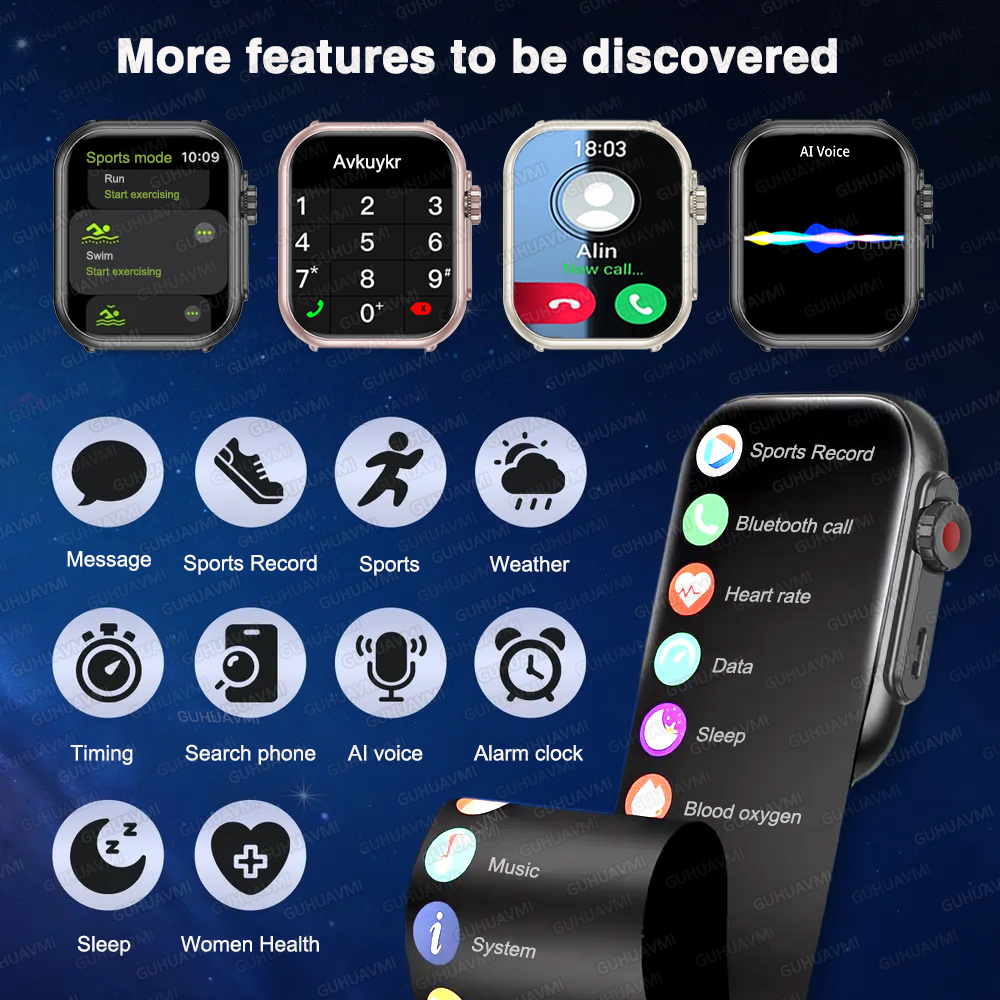 Para ios relógio ultra 2 se ma - Smartwatch Watches Brands For Women avaliação e preço