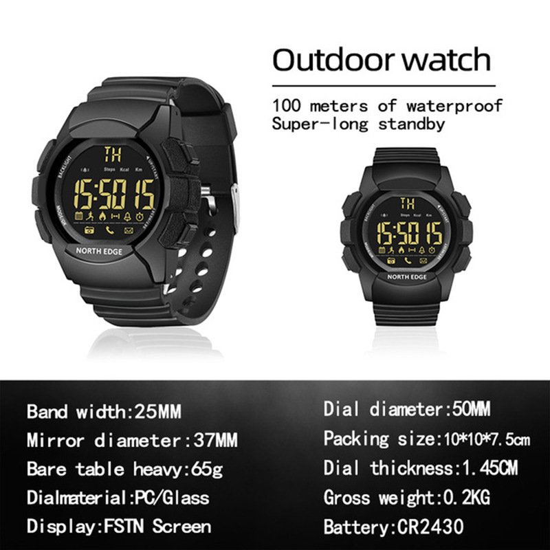Relógio Inteligente Esportivo  - Smartwatch Digital Watches For Men avaliação e preço
