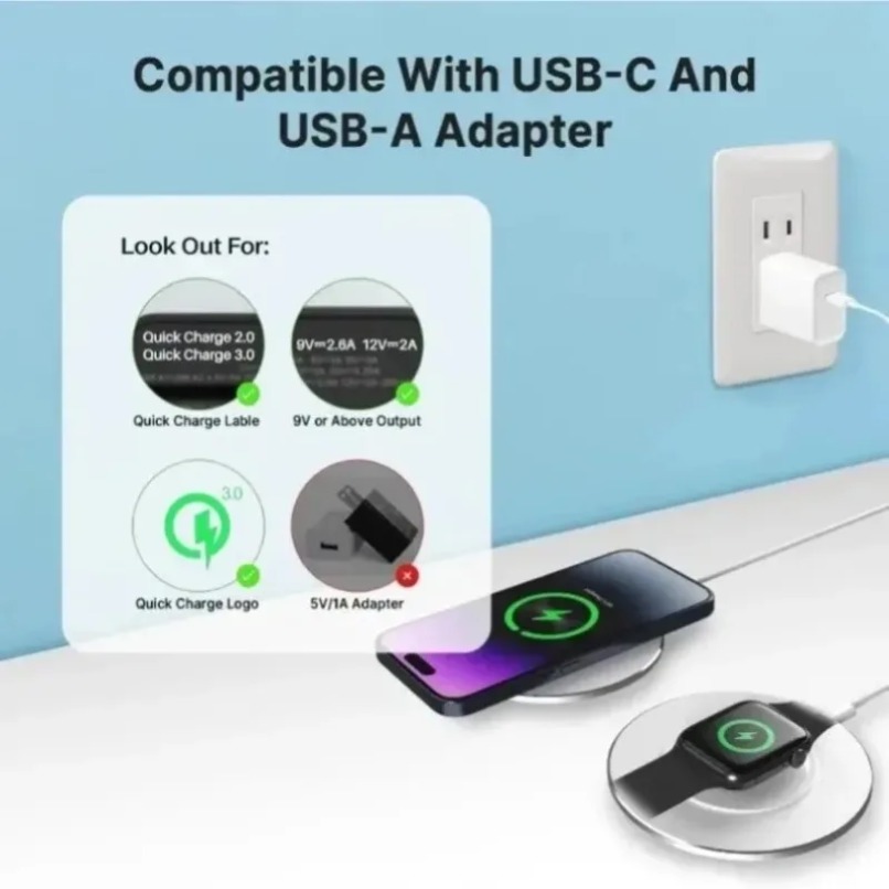 Carregador Sem Fio Universal 3 - Smartwatch Phone Watches avaliação e preço