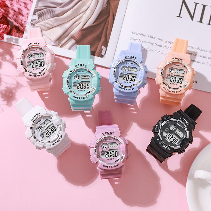 Moda crianças relógios luminos - Smartwatch Watches Girls avaliação e preço