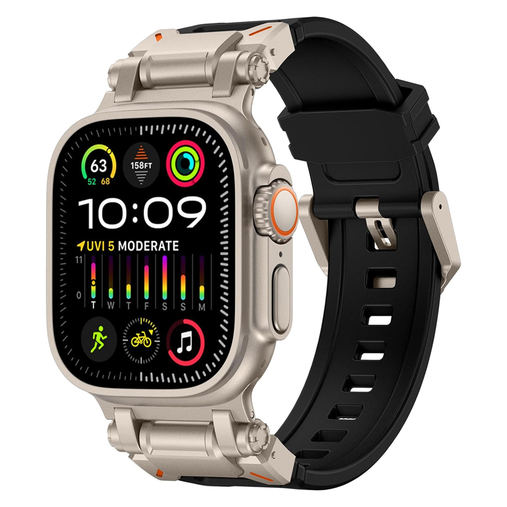 Pulseira de silicone para appl - Smartwatch Rugged Watches For Men avaliação e preço
