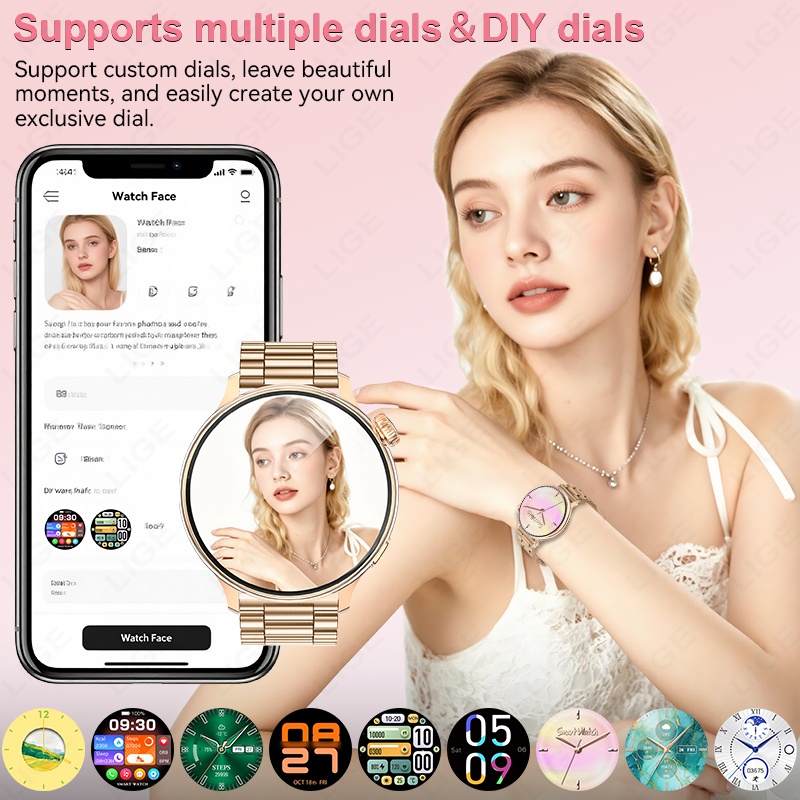 Relógio Inteligente de Luxo pa - Smartwatch Luxury Watches For Women avaliação e preço