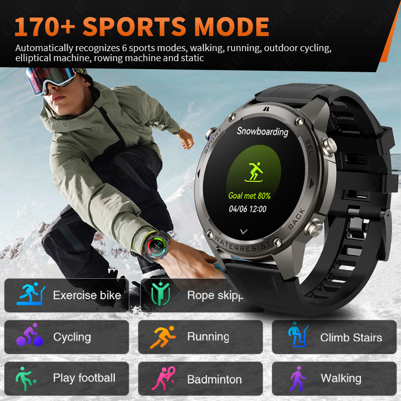 Novo Smartwatch Militar Ultra  - Smartwatch New Watches avaliação e preço