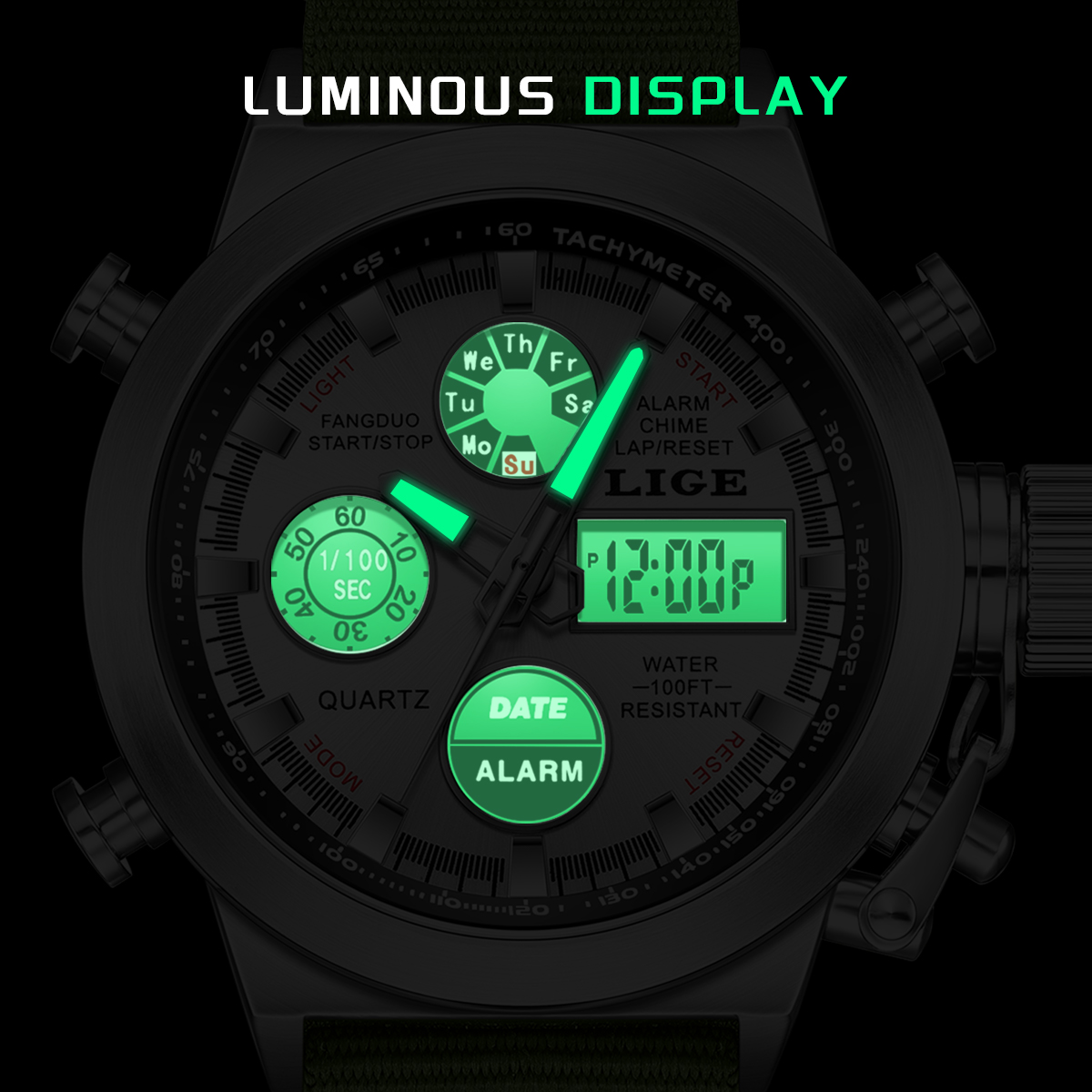 Relógio Masculino LIGE de Marc - Smartwatch Digital Watches For Men avaliação e preço