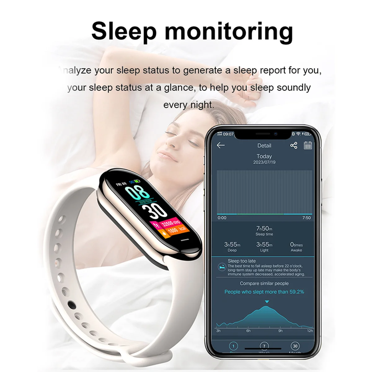 2025 tendência m8 banda inteli - Smartwatch Trending Watches For Women avaliação e preço