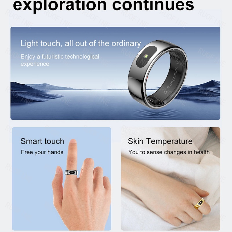 Anel R08 Qring para Mulheres e - Smartwatch Sports Watches For Men avaliação e preço
