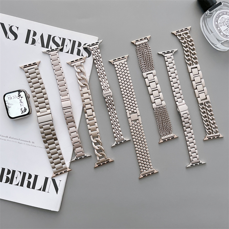 Starlight banda para apple wat - Smartwatch Luxury Watches For Women avaliação e preço