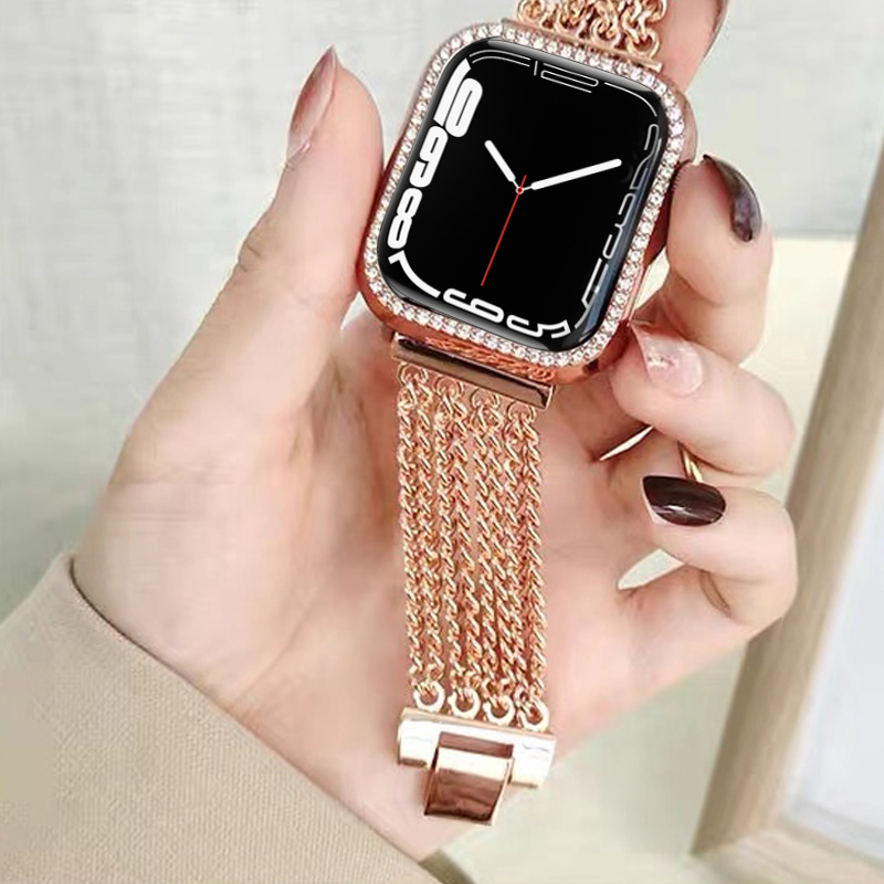 Starlight banda para apple wat - Smartwatch Luxury Watches For Women avaliação e preço
