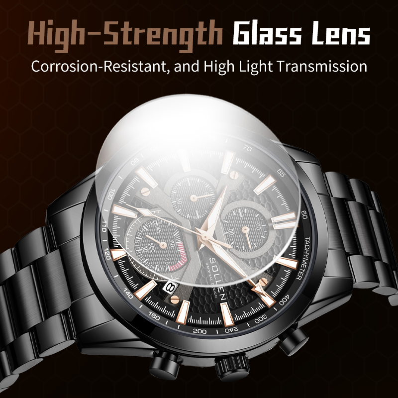 Relógio masculino de quartzo e - Analog Quartz Watch avaliação e preço