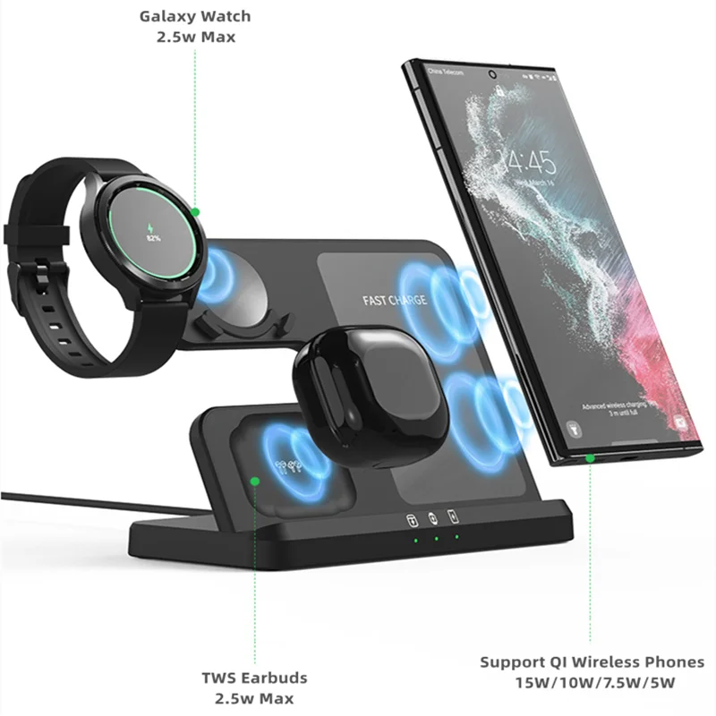 Carregador 3 em 1 para Samsung - Smartwatch Phone Watches avaliação e preço