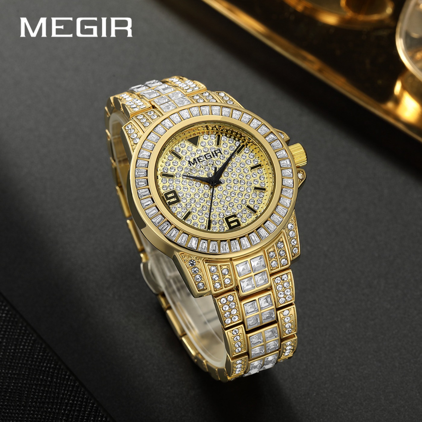 Relógios de Luxo MEGIR com Dia - Analog Quartz Watch avaliação e preço
