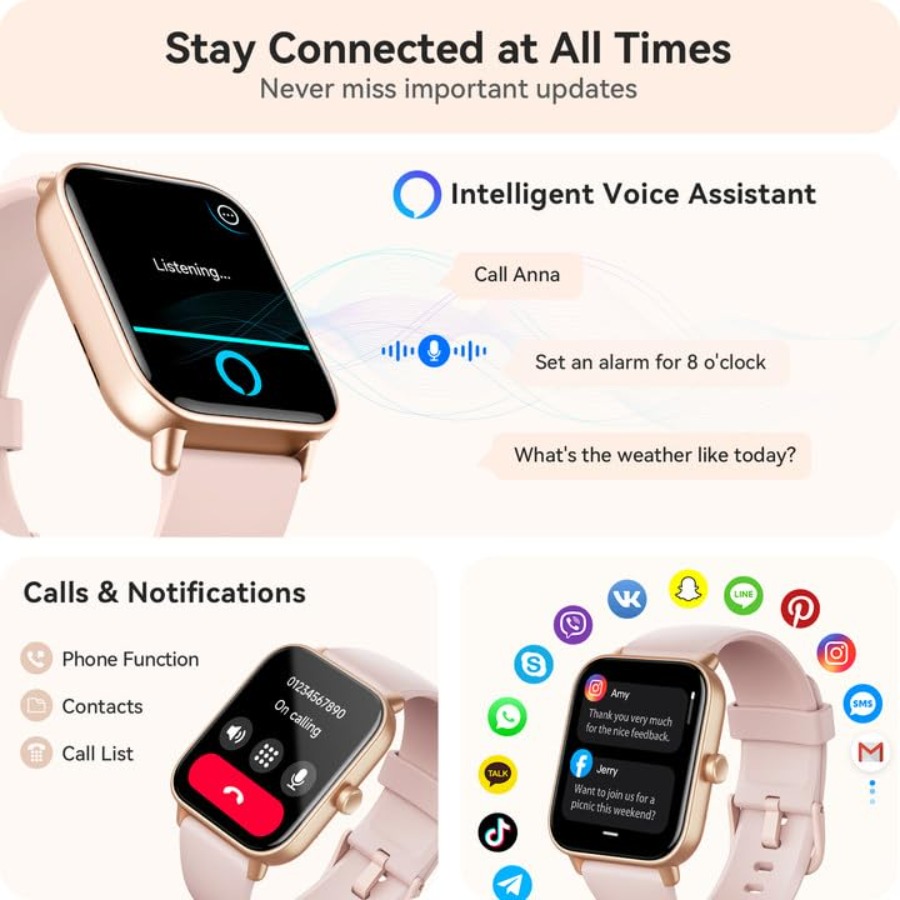 Relógio Inteligente para Mulhe - Smartwatch Iphone Watches For Women avaliação e preço