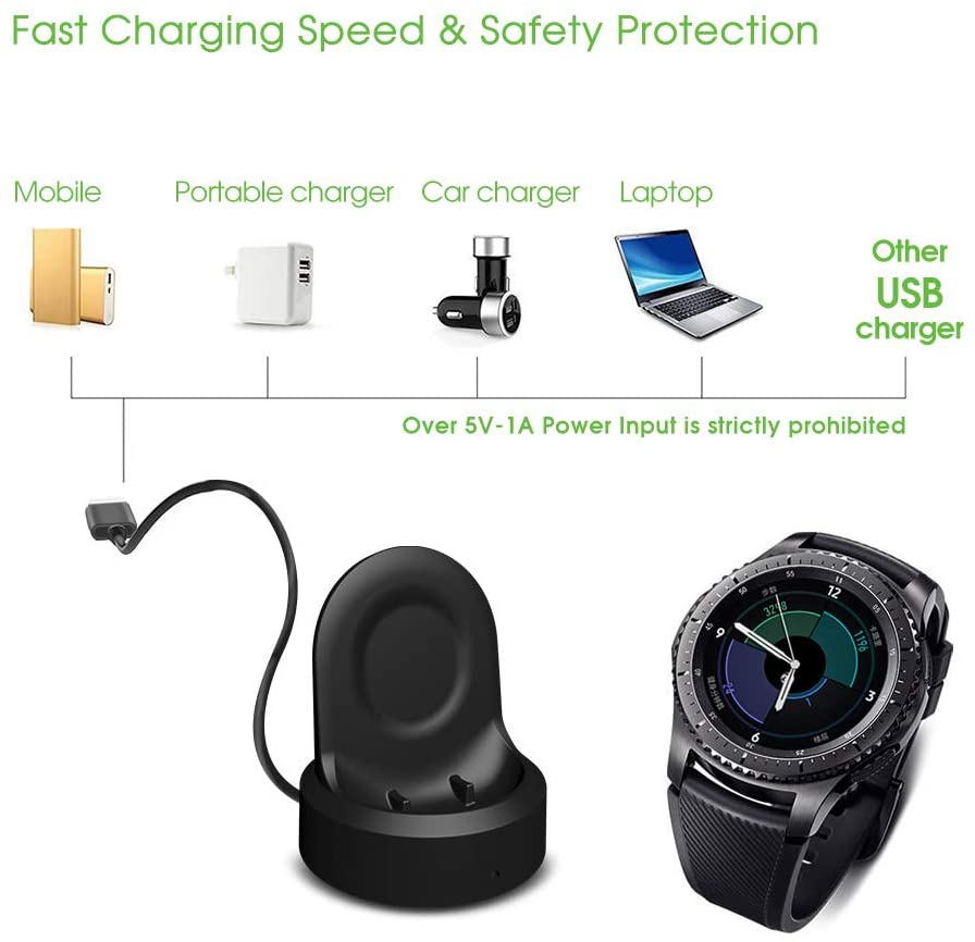 Base de carregador rápido sem  - Watch R815 avaliação e preço