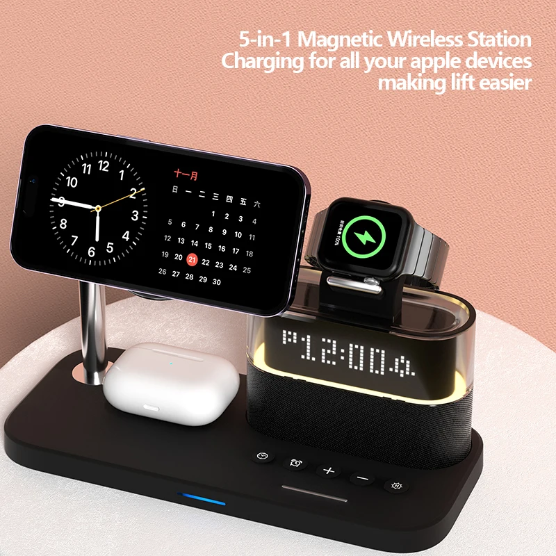 Novo Carregador Sem Fio 5 em 1 - Smartwatch New Watches avaliação e preço