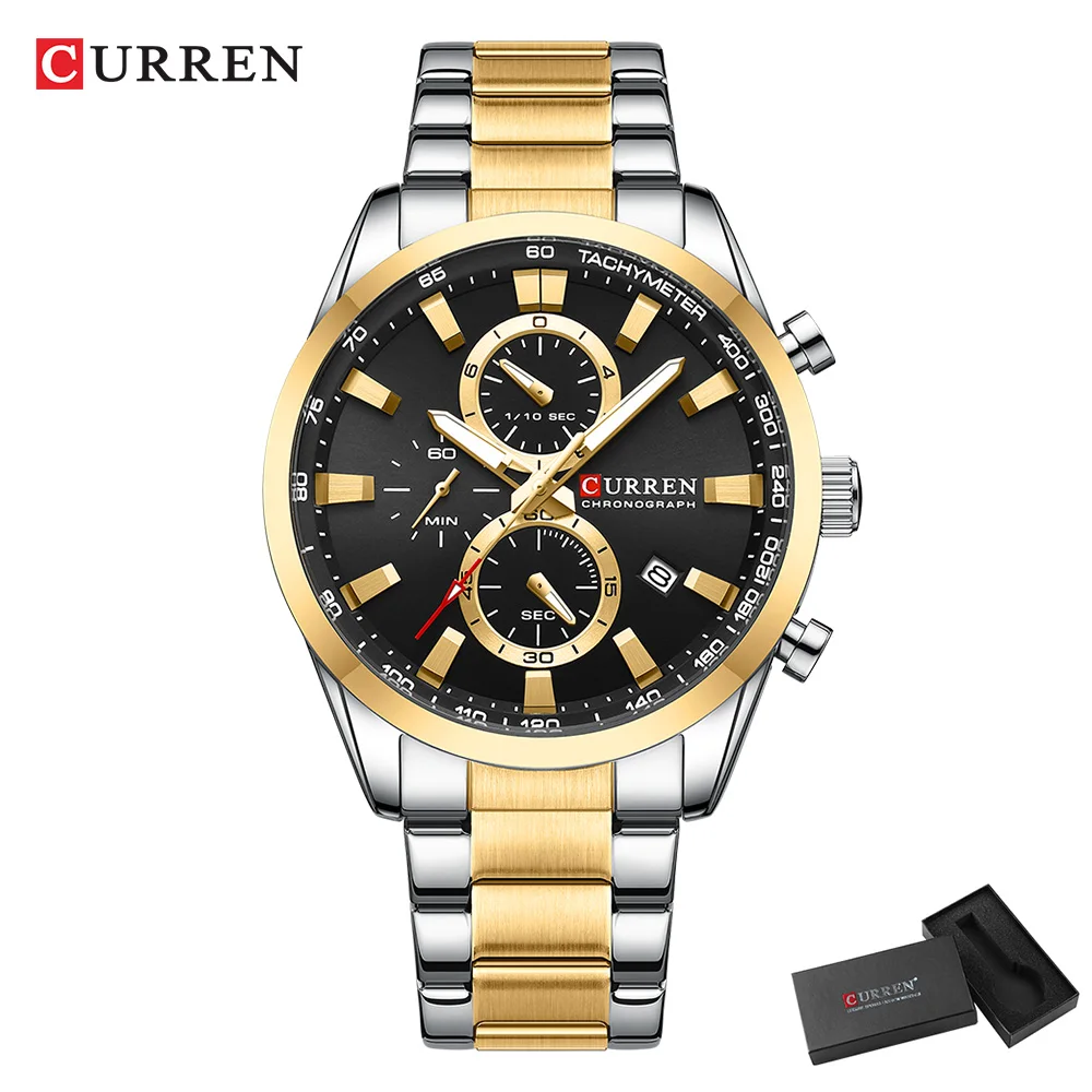 CURREN Casual Quartz Chrono Sp - Analog Quartz Watch avaliação e preço