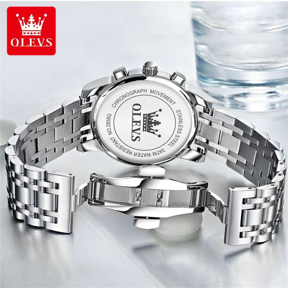 Olevs relógios masculinos popu - Analog Quartz Watch avaliação e preço