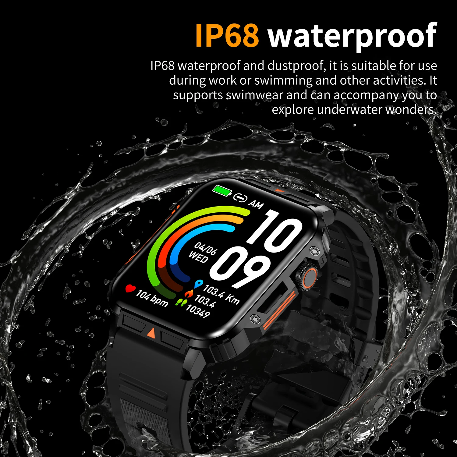 Relógio Inteligente Militar de - Smartwatch Luxury Watches For Women avaliação e preço