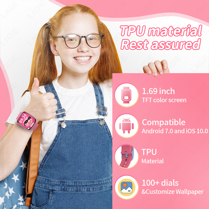 Novo relógio inteligente crian - Smartwatch Watches Gift For Boys On Birthday avaliação e preço