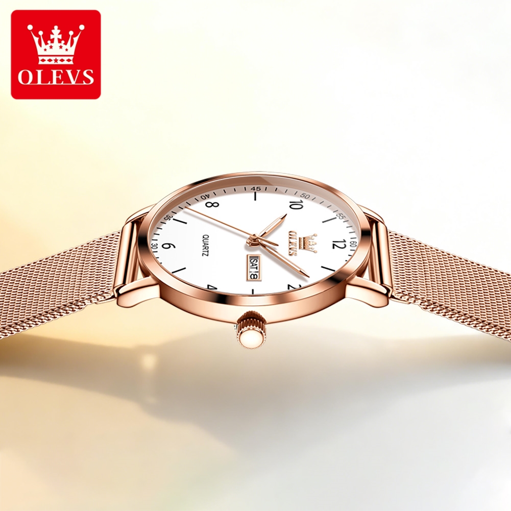 Relógios OLEVS 2996 femininos  - Analog Quartz Watch avaliação e preço