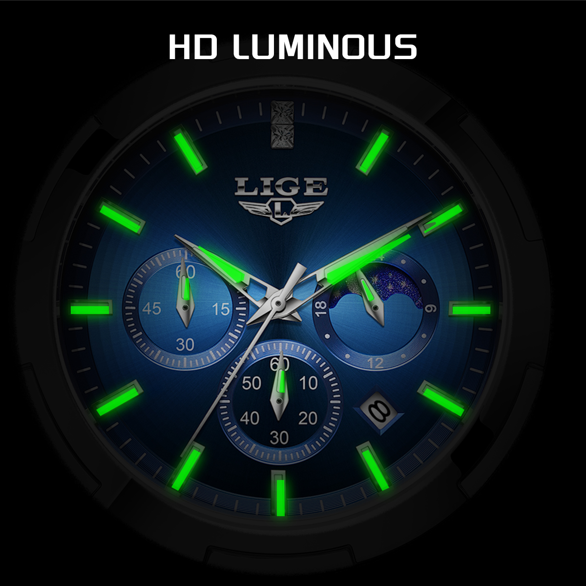 Relógio de Luxo LIGE para Mulh - Smartwatch Watches Brands For Women avaliação e preço