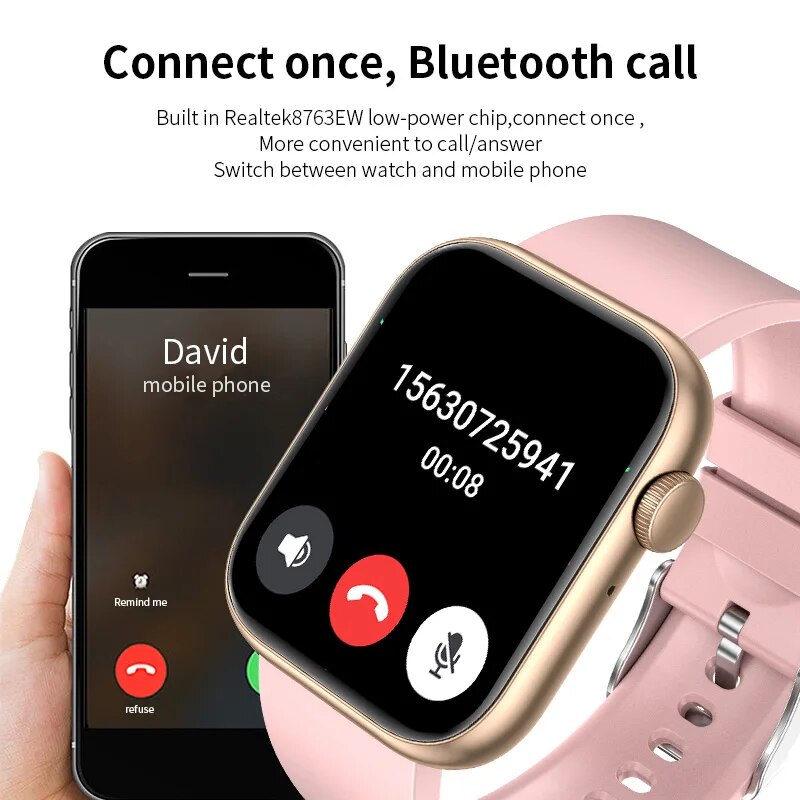 LIGE-Bluetooth Call Smartwatch - Smartwatch Digital Watches For Men avaliação e preço