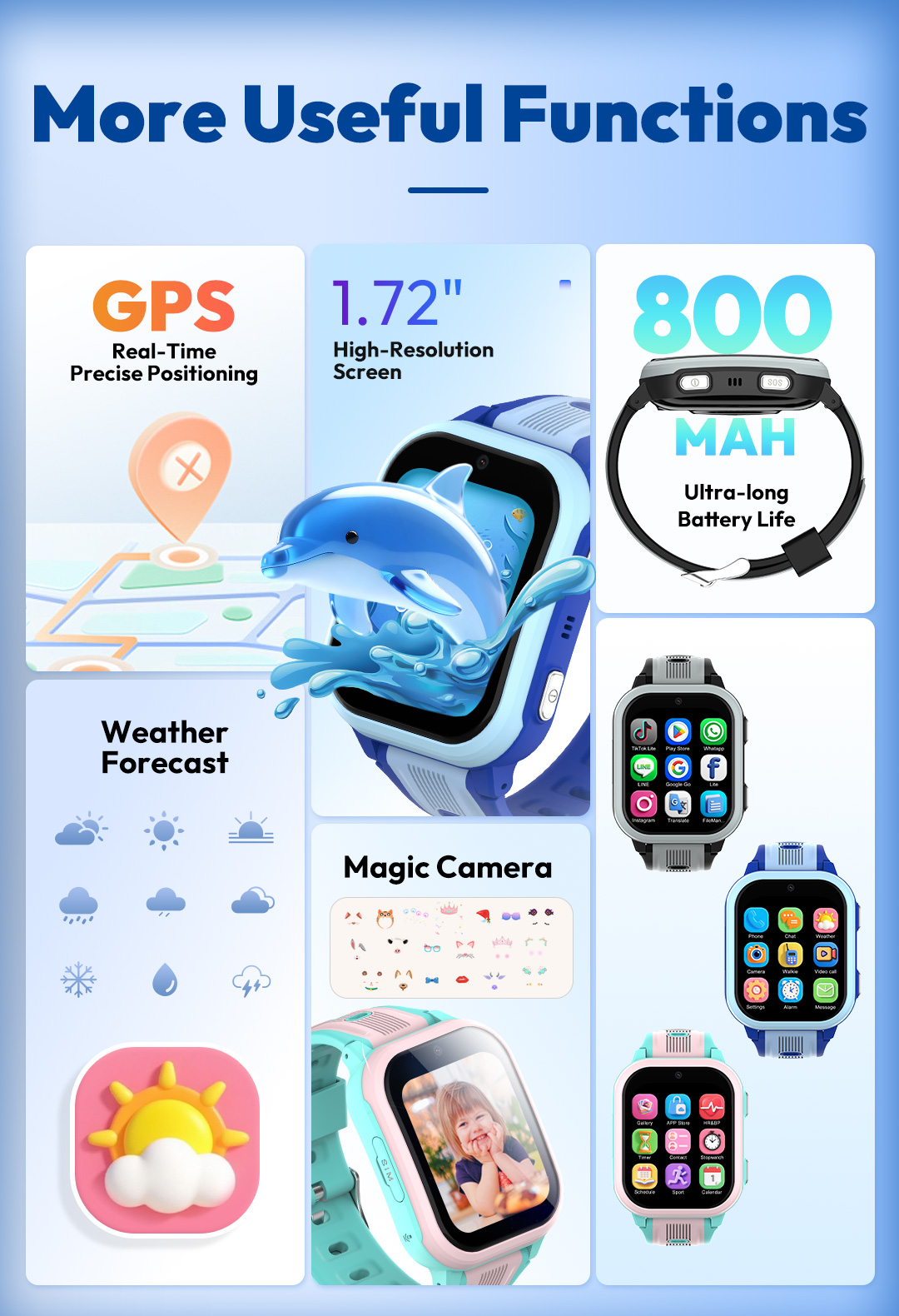 Relógio Inteligente KT41 - Rel - Smartwatch Watches Gift For Boys On Birthday avaliação e preço
