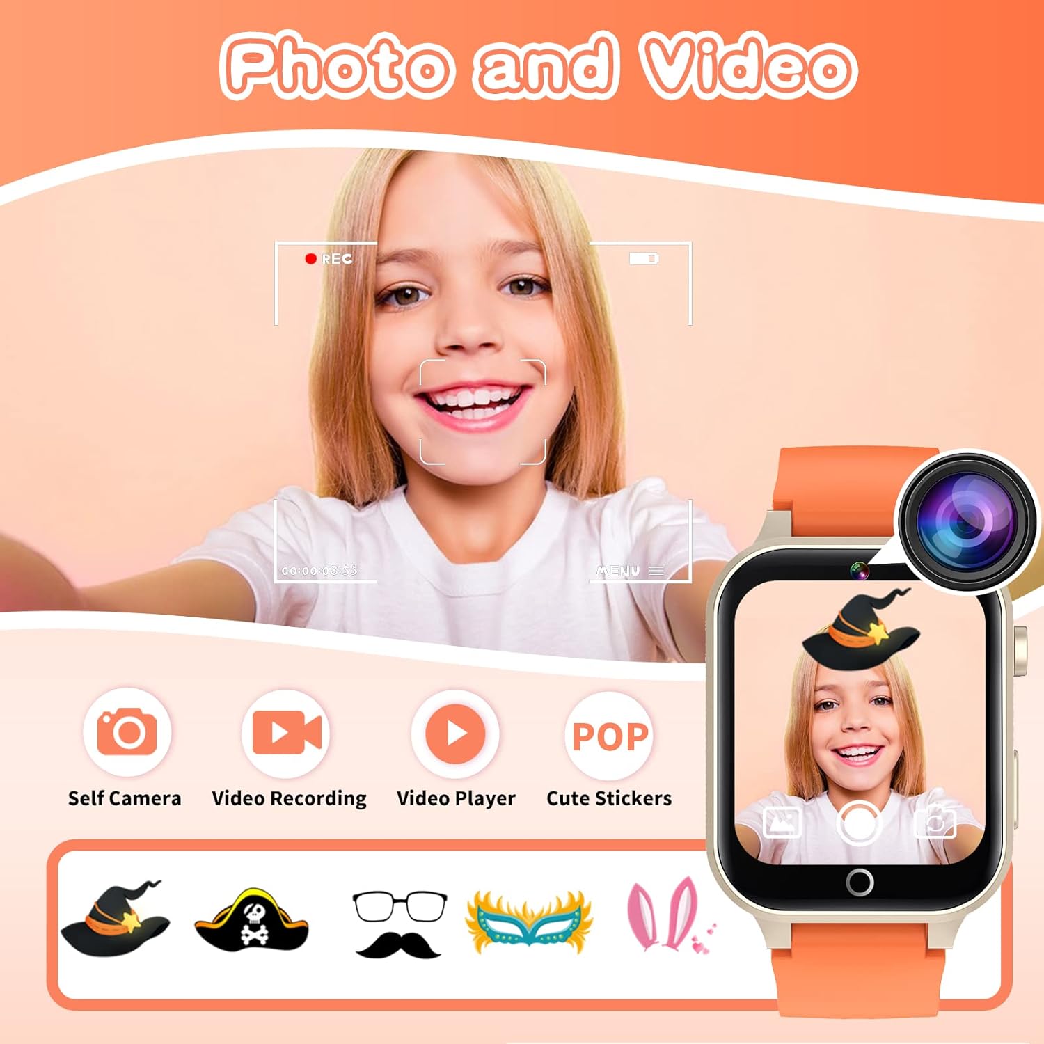 Jogos infantis Relógio intelig - Smartwatch Watches For Boys avaliação e preço