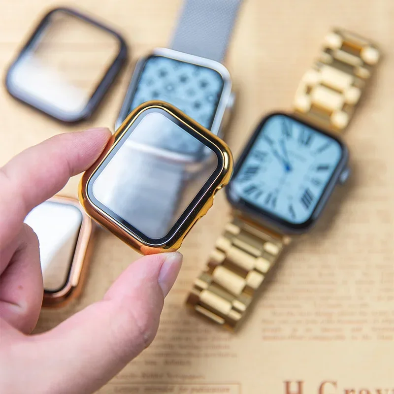 Vidro + capa para apple watch  - Smartwatch Watches Girls avaliação e preço