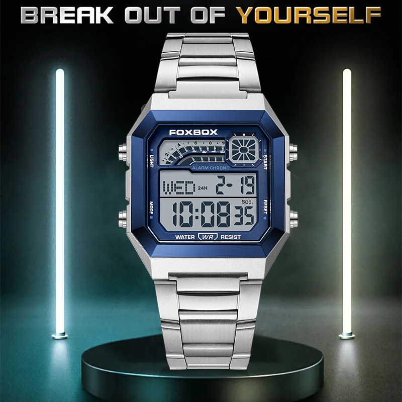 Relógio Digital de Luxo FOXBOX - Analog Quartz Watch avaliação e preço