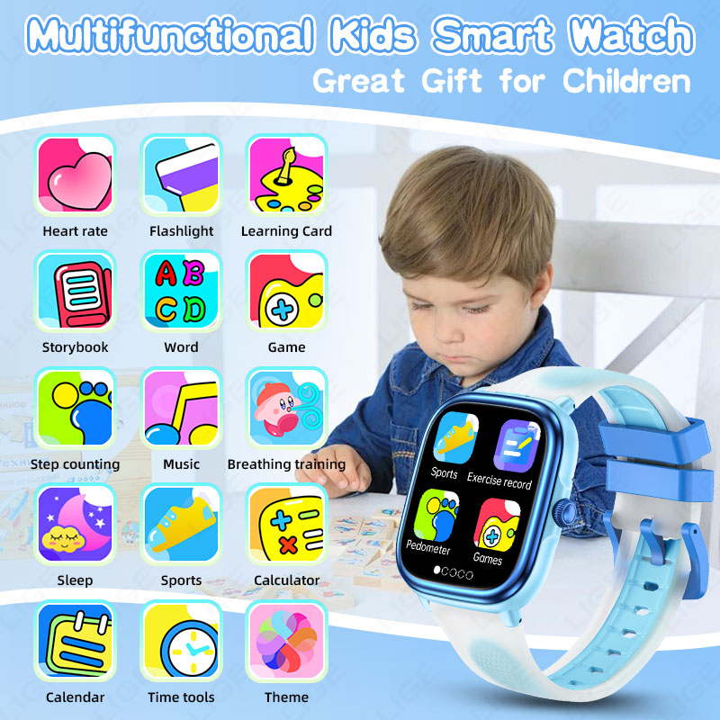 Relógio Inteligente para Crian - Smartwatch Watches Gift For Boys On Birthday avaliação e preço