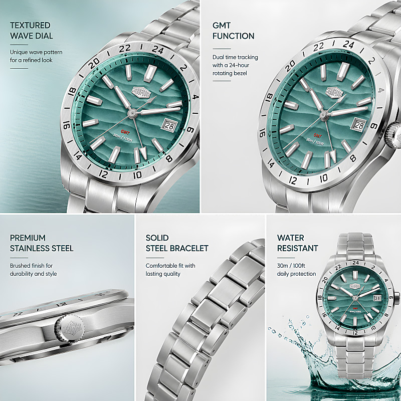 Relógio de Quartzo Luminoso à  - Smartwatch New Watches For Men avaliação e preço